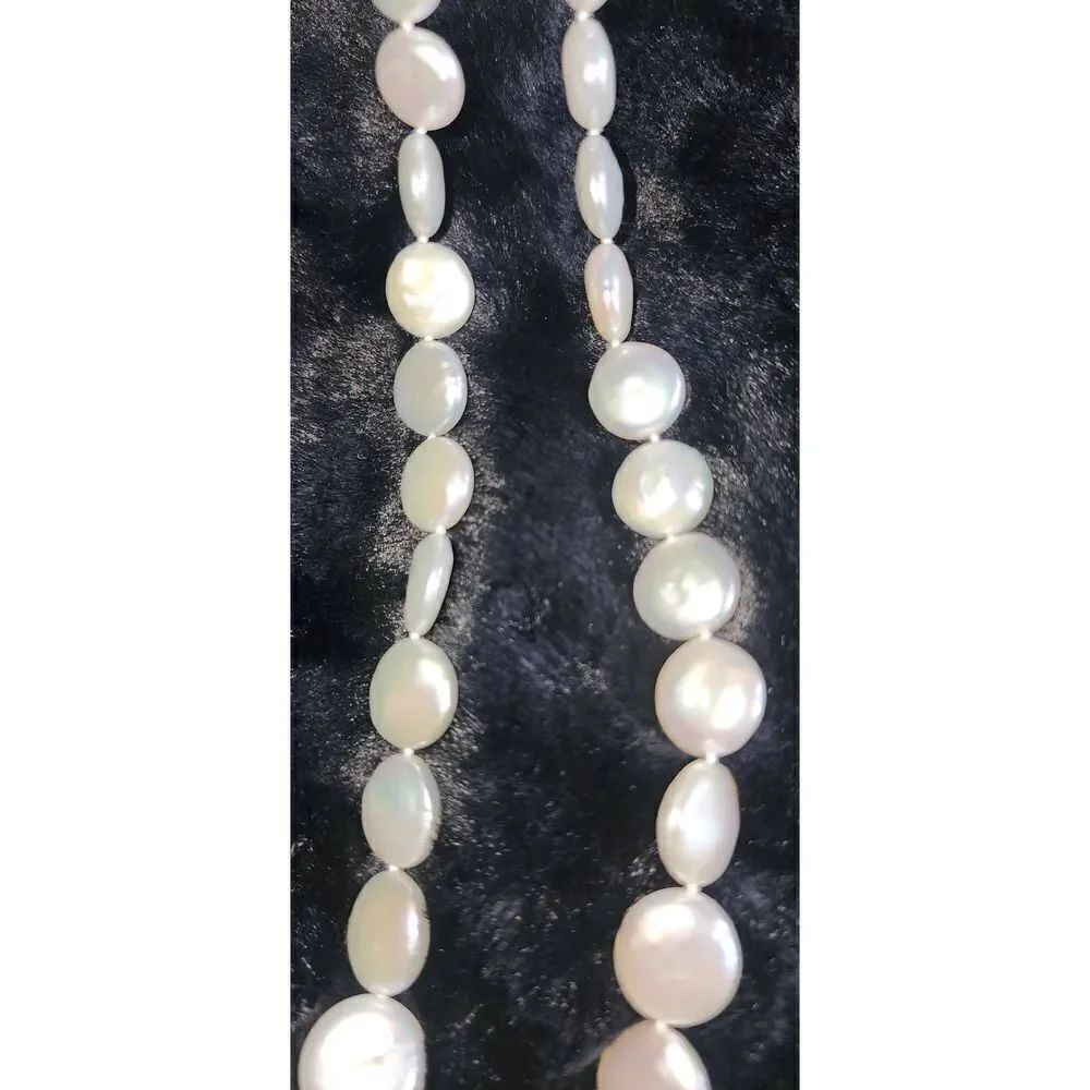 Honora Sand Dollar Style Pearl Necklace - Picture 5 of 7